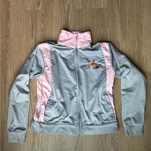 Vintage 90s Disney Women’s M/L Winnie the Pooh Full Zip Track Jacket